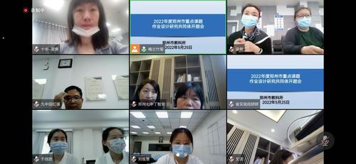 各课题组成员参加线上开题报告会 各课题组成员参加线上开题报告会