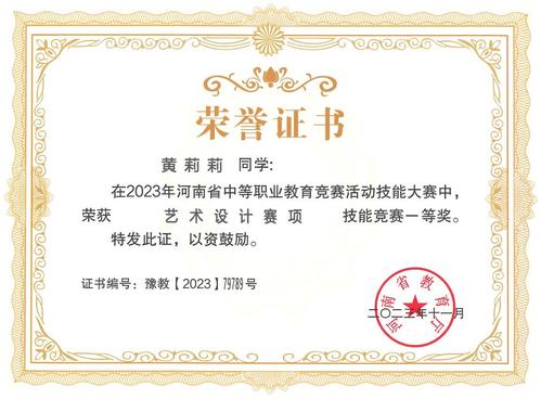 获奖证书2 获奖证书2